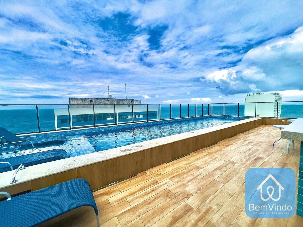Apartamento Com Linda Vista Mar No Smart Barra 2 Salvador Exteriör bild